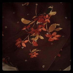 Maurice’s wine floral dress in large